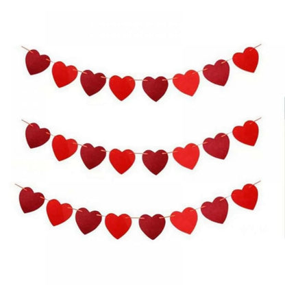 Valentine's Hanging Heart Banner