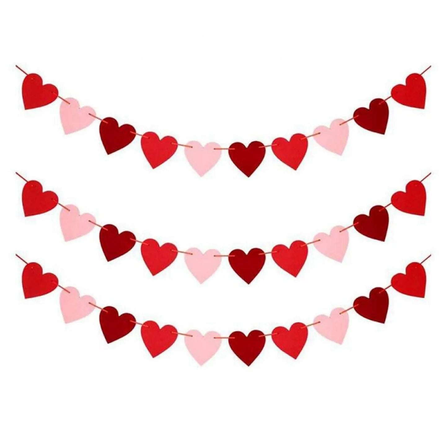 Valentine's Hanging Heart Banner