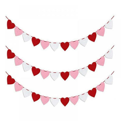 Valentine's Hanging Heart Banner