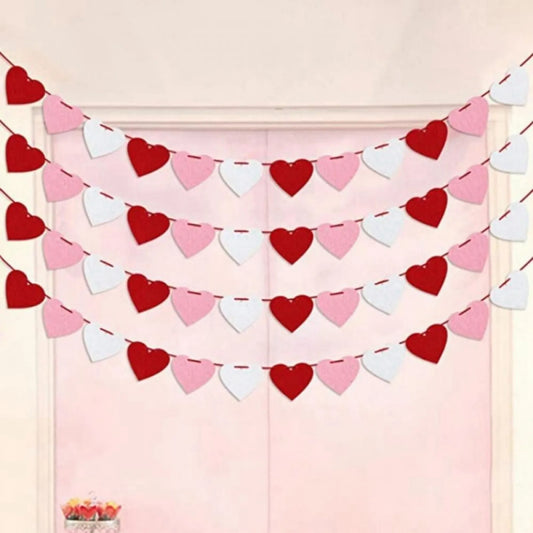 Valentine's Hanging Heart Banner